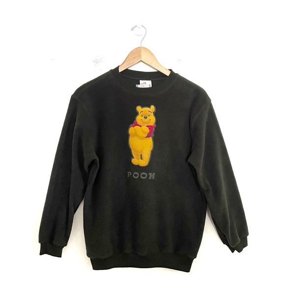 Disney Other - Vintage 90s Winnie the Pooh Fleece Crewneck Pullover Sweatshirt Size Youth Large